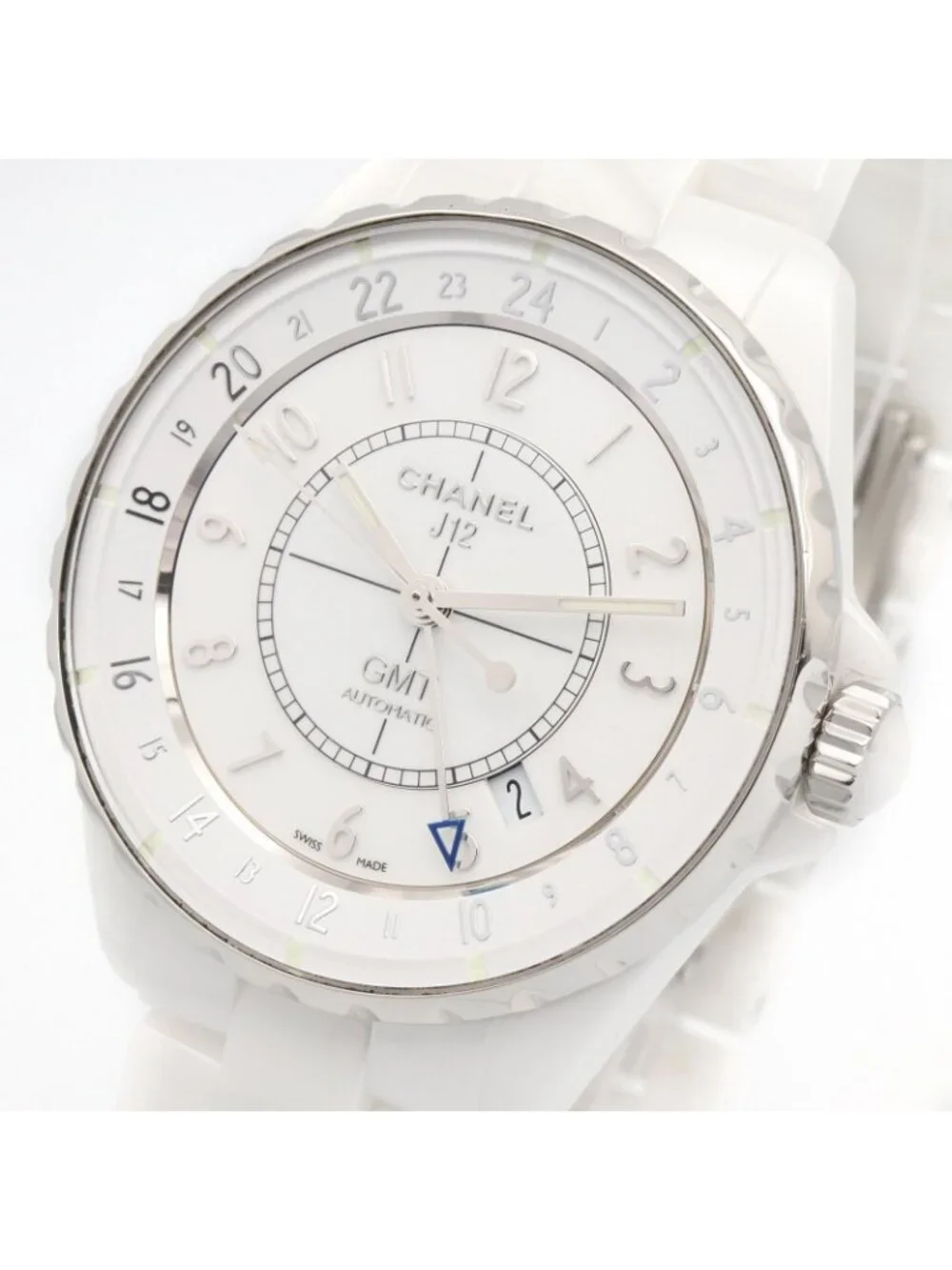 Chanel Watch White Ceramic